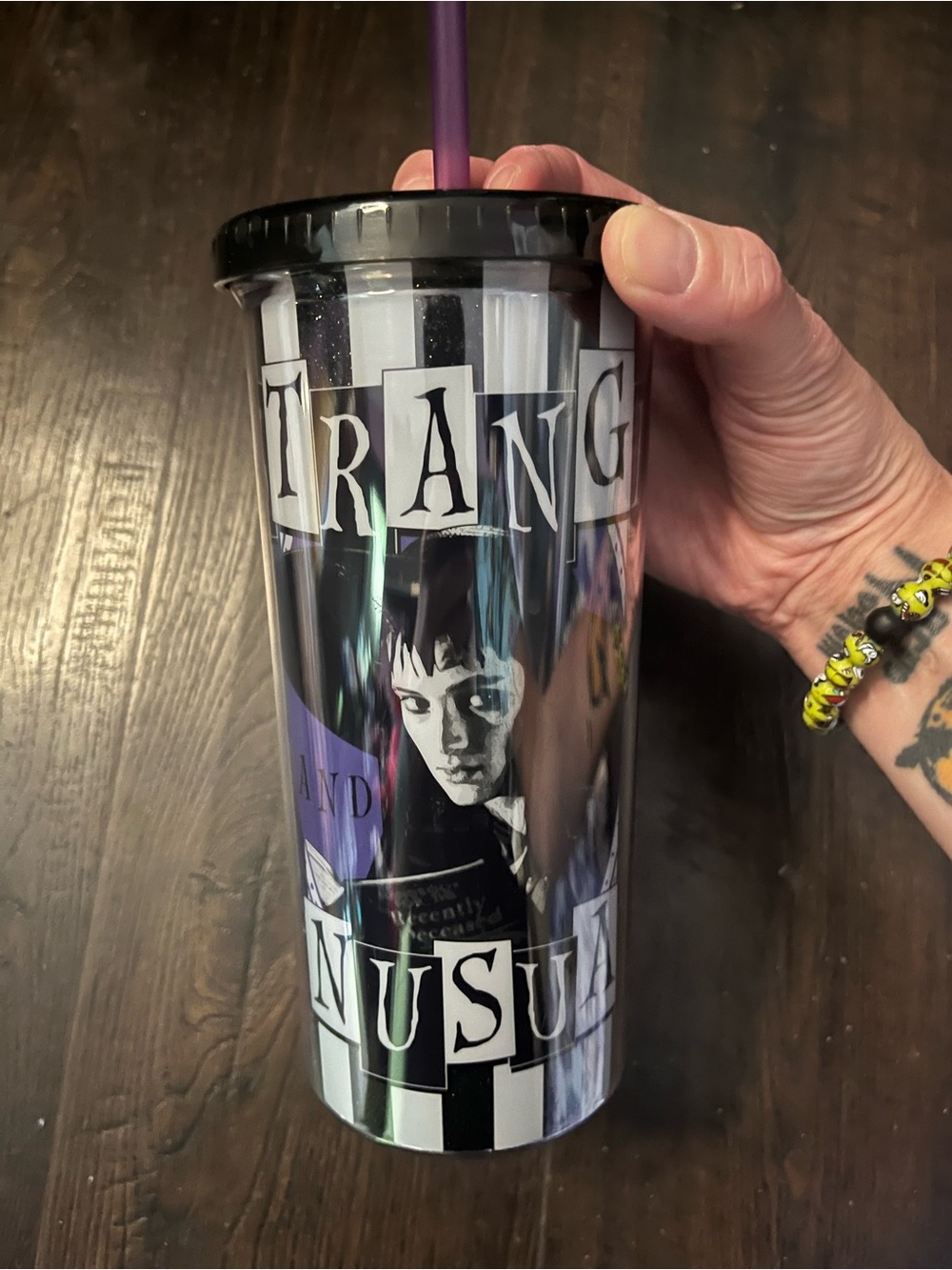 Beetlejuice Strange & Unusual Tumbler with Straw
